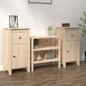 Sideboards 2 pcs solid pine wood 40x35x80 cm by vidaXL, Sideboards - Ref: Foro24-813755, Price: 116,43 €, Discount: %