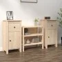 Sideboards 2 Stück aus massivem Kiefernholz 40x35x80 cm von vidaXL, Sideboards - Ref: Foro24-813755, Preis: 116,43 €, Rabatt: %