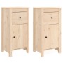 Sideboards 2 Stück aus massivem Kiefernholz 40x35x80 cm von vidaXL, Sideboards - Ref: Foro24-813755, Preis: 117,76 €, Rabatt: %