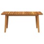 Juego de comedor para exteriores Marrón Madera de Acacia Sólida