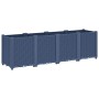 Jardinera PP azul gris 160x40x53 cm en Maceteros y jardineras | Comprar online en Foro24