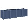 Jardinera PP azul gris 160x40x53 cm en Maceteros y jardineras | Comprar online en Foro24