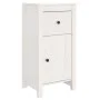 Sideboard aus massivem weißem Kiefernholz, 40 x 35 x 80 cm von vidaXL, Sideboards - Ref: Foro24-813756, Preis: 96,56 €, Rabat...