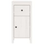 Sideboard aus massivem weißem Kiefernholz, 40 x 35 x 80 cm von vidaXL, Sideboards - Ref: Foro24-813756, Preis: 98,14 €, Rabat...