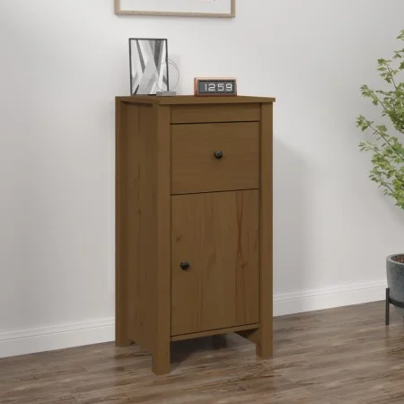 Honigbraunes Sideboard aus massivem Kiefernholz, 40 x 35 x 80 cm von vidaXL, Sideboards - Ref: Foro24-813760, Preis: 59,00 €,...