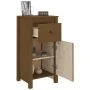 Honigbraunes Sideboard aus massivem Kiefernholz, 40 x 35 x 80 cm von vidaXL, Sideboards - Ref: Foro24-813760, Preis: 59,00 €,...