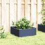 Jardinera con clavijas PP azul gris 42,5x42,5x28,5 cm en Maceteros y jardineras | Comprar online en Foro24