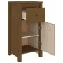 Honey brown solid pine wood sideboard 40x35x80 cm by vidaXL, Sideboards - Ref: Foro24-813760, Price: 59,00 €, Discount: %