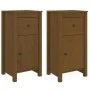 Sideboards 2 pcs solid honey brown pine wood 40x35x80 cm by vidaXL, Sideboards - Ref: Foro24-813761, Price: 87,50 €, Discount: %