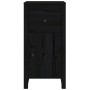 Aparador de madera maciza de pino negro 40x35x80 cm de vidaXL, Aparadores - Ref: Foro24-813762, Precio: 76,79 €