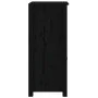 Solid black pine wood sideboard 40x35x80 cm by vidaXL, Sideboards - Ref: Foro24-813762, Price: 75,90 €, Discount: %