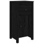 Sideboards 2 Stück aus massivem schwarzem Kiefernholz 40x35x80 cm von vidaXL, Sideboards - Ref: Foro24-813763, Preis: 103,35 ...