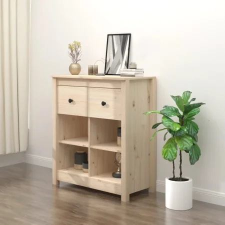 Solid pine wood sideboard 70x35x80 cm by vidaXL, Sideboards - Ref: Foro24-813764, Price: 84,74 €, Discount: %