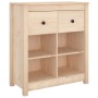 Aparador de madera maciza de pino 70x35x80 cm