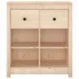 Solid pine wood sideboard 70x35x80 cm by vidaXL, Sideboards - Ref: Foro24-813764, Price: 84,74 €, Discount: %