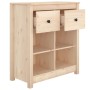 Sideboard aus massivem Kiefernholz, 70 x 35 x 80 cm von vidaXL, Sideboards - Ref: Foro24-813764, Preis: 85,73 €, Rabatt: %
