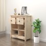 Sideboard aus massivem Kiefernholz, 70 x 35 x 80 cm von vidaXL, Sideboards - Ref: Foro24-813764, Preis: 85,73 €, Rabatt: %