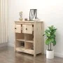 Solid pine wood sideboard 70x35x80 cm by vidaXL, Sideboards - Ref: Foro24-813764, Price: 84,74 €, Discount: %
