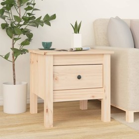 Beistelltisch aus massivem Kiefernholz 40x40x39 cm von vidaXL, Seitentische - Ref: Foro24-813784, Preis: 39,36 €, Rabatt: %