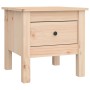 Solid pine wood side table 40x40x39 cm by vidaXL, Side tables - Ref: Foro24-813784, Price: 39,36 €, Discount: %