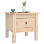 Solid pine wood side table 40x40x39 cm by vidaXL, Side tables - Ref: Foro24-813784, Price: 39,36 €, Discount: %