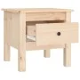 Mesa auxiliar de madera maciza de pino 40x40x39 cm de vidaXL, Mesas auxiliares - Ref: Foro24-813784, Precio: 39,36 €, Descuen...