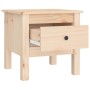 Solid pine wood side table 40x40x39 cm by vidaXL, Side tables - Ref: Foro24-813784, Price: 39,36 €, Discount: %