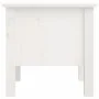Beistelltisch aus massivem Kiefernholz weiß 40x40x39 cm von vidaXL, Seitentische - Ref: Foro24-813786, Preis: 46,49 €, Rabatt: %