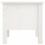 Solid white pine wood side table 40x40x39 cm by vidaXL, Side tables - Ref: Foro24-813786, Price: 47,14 €, Discount: %
