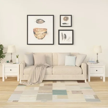 Beistelltisch 2 Stück aus massivem weißem Kiefernholz 40x40x39 cm von vidaXL, Seitentische - Ref: Foro24-813787, Preis: 79,84...