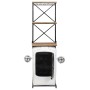 Tractor-shaped bottle rack in rough mango wood 49x31x172 cm by vidaXL, Wine racks - Ref: Foro24-320487, Price: 427,30 €, Disc...