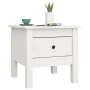 Beistelltisch 2 Stück aus massivem weißem Kiefernholz 40x40x39 cm von vidaXL, Seitentische - Ref: Foro24-813787, Preis: 79,84...
