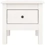 Beistelltisch 2 Stück aus massivem weißem Kiefernholz 40x40x39 cm von vidaXL, Seitentische - Ref: Foro24-813787, Preis: 79,84...