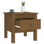 Beistelltisch aus massivem Kiefernholz honigbraun 40x40x39 cm von vidaXL, Seitentische - Ref: Foro24-813790, Preis: 25,98 €, ...
