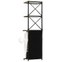 Tractor-shaped bottle rack in rough mango wood 49x31x172 cm by vidaXL, Wine racks - Ref: Foro24-320487, Price: 427,30 €, Disc...
