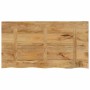 Tablero de mesa borde natural madera maciza mango 120x60x2,5 cm en Tableros para mesas | Comprar online en Foro24