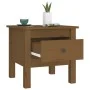 Side table 2 pcs solid pine wood honey brown 40x40x39 cm by vidaXL, Side tables - Ref: Foro24-813791, Price: 45,12 €, Discoun...