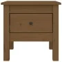 Side table 2 pcs solid pine wood honey brown 40x40x39 cm by vidaXL, Side tables - Ref: Foro24-813791, Price: 45,12 €, Discoun...