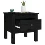 Solid black pine wood side table 40x40x39 cm by vidaXL, Side tables - Ref: Foro24-813792, Price: 30,78 €, Discount: %