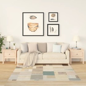 Beistelltisch 2 Einheiten aus massivem Kiefernholz 50x50x49 cm von vidaXL, Seitentische - Ref: Foro24-813795, Preis: 63,50 €,...