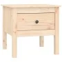 Side table 2 units of solid pine wood 50x50x49 cm by vidaXL, Side tables - Ref: Foro24-813795, Price: 62,82 €, Discount: %