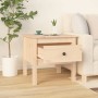 Side table 2 units of solid pine wood 50x50x49 cm by vidaXL, Side tables - Ref: Foro24-813795, Price: 63,50 €, Discount: %
