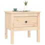 Side table 2 units of solid pine wood 50x50x49 cm by vidaXL, Side tables - Ref: Foro24-813795, Price: 63,50 €, Discount: %