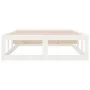 Weißer Einzelbettrahmen aus Massivholz, 75 x 190 cm von vidaXL, Betten und Lattenroste - Ref: Foro24-820822, Preis: 77,00 €, ...