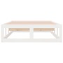 Weißer Einzelbettrahmen aus Massivholz, 75 x 190 cm von vidaXL, Betten und Lattenroste - Ref: Foro24-820822, Preis: 96,95 €, ...