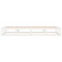 Weißer Einzelbettrahmen aus Massivholz, 75 x 190 cm von vidaXL, Betten und Lattenroste - Ref: Foro24-820822, Preis: 96,95 €, ...