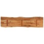 Tablero rectangular madera de acacia borde vivo 180x40x2,5 cm en Tableros para mesas | Comprar online en Foro24