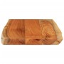 Tablero de mesa rectangular borde natural acacia 60x40x3,8 cm