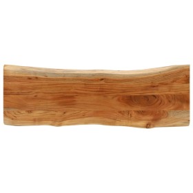Tablero rectangular madera de acacia borde vivo 110x40x3,8 cm Tablero rectangular madera de acacia borde vivo 110x40x3,8 cm