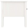 Beistelltisch aus massivem weißem Kiefernholz, 50 x 50 x 49 cm von vidaXL, Seitentische - Ref: Foro24-813796, Preis: 42,56 €,...